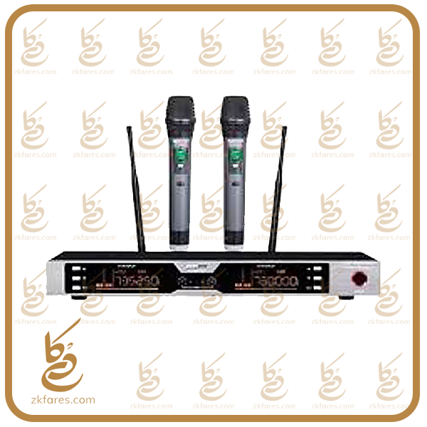 میکروفن دستی بی سیم دوکانال AAP-700HH