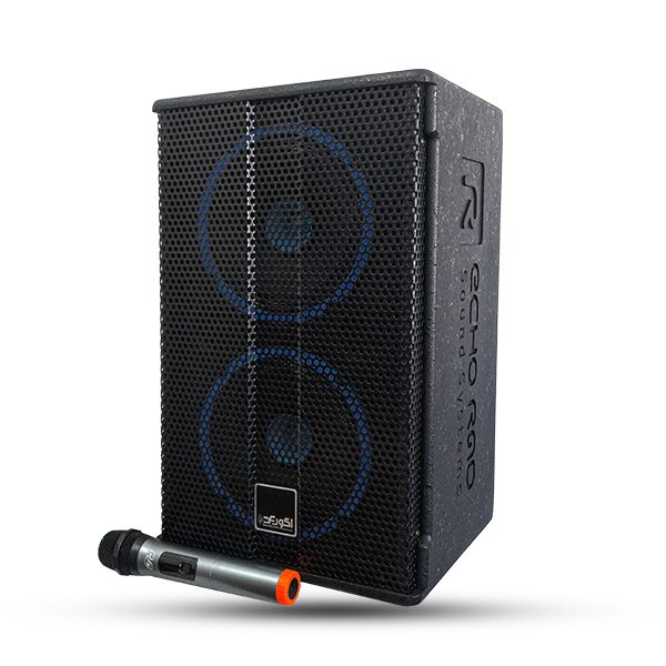 01-7 اکوهمراه 8*2 اینچ مدل 928 با میکروفن بی سیم رعد RAD